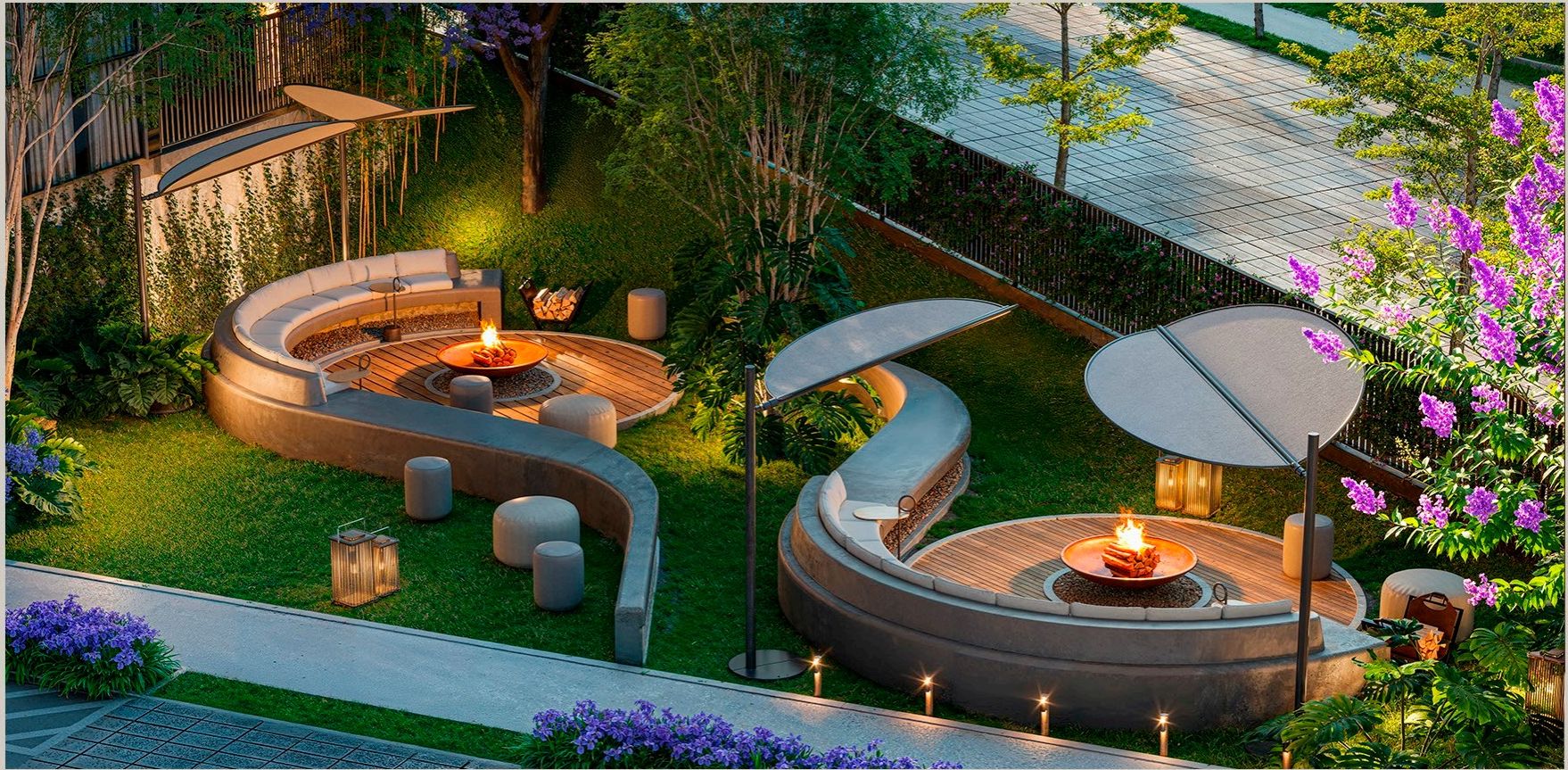Praças do fogo — Tekoá Boutique Residences